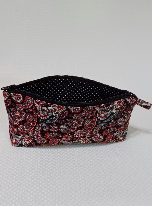 Paisley Zippered Pouch